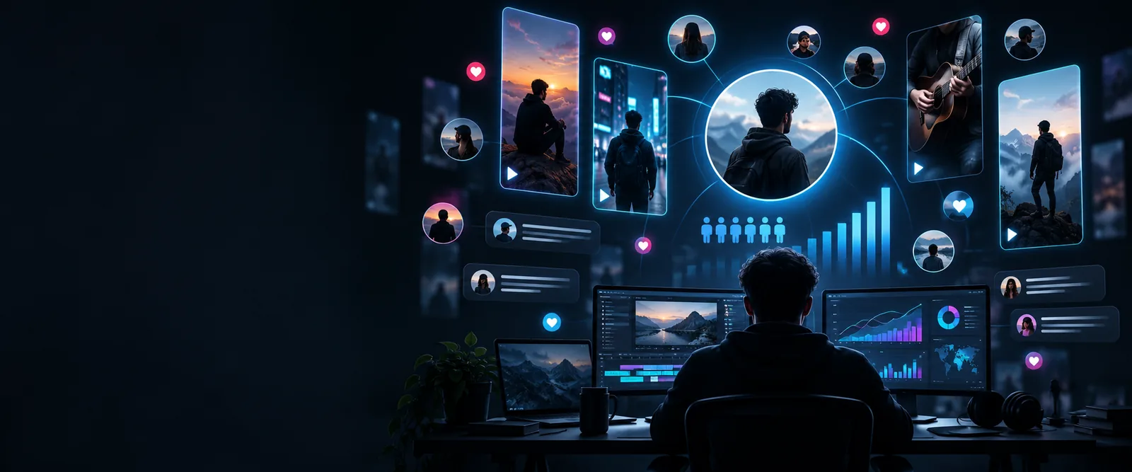Claptik site visual